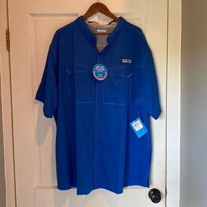NWT Blue Columbia Fishing Shirt